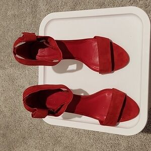 Chic Red Women's Heels